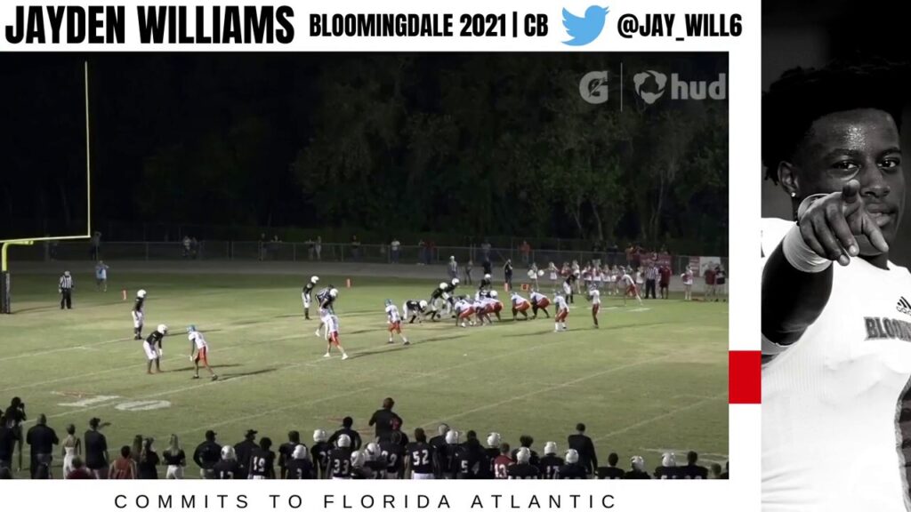 jayden williams bloomingdale 2021 cb commits to florida atlantic fau recruiting cfb prospects