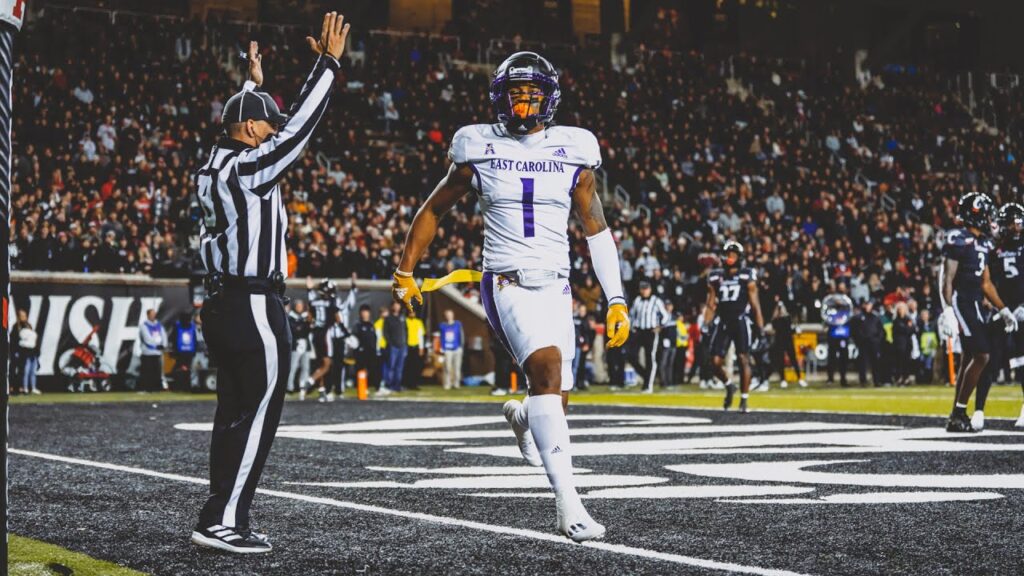 jaylen johnson wide receiver east carolina 2023 highlights 2024 nfl draft