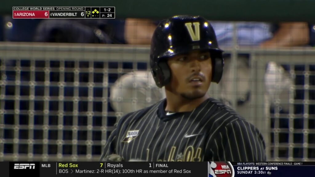 jayson gonzalez walks off arizona in the 12th inning in omaha