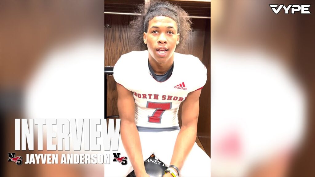 jayven anderson of north shore football 2022 football