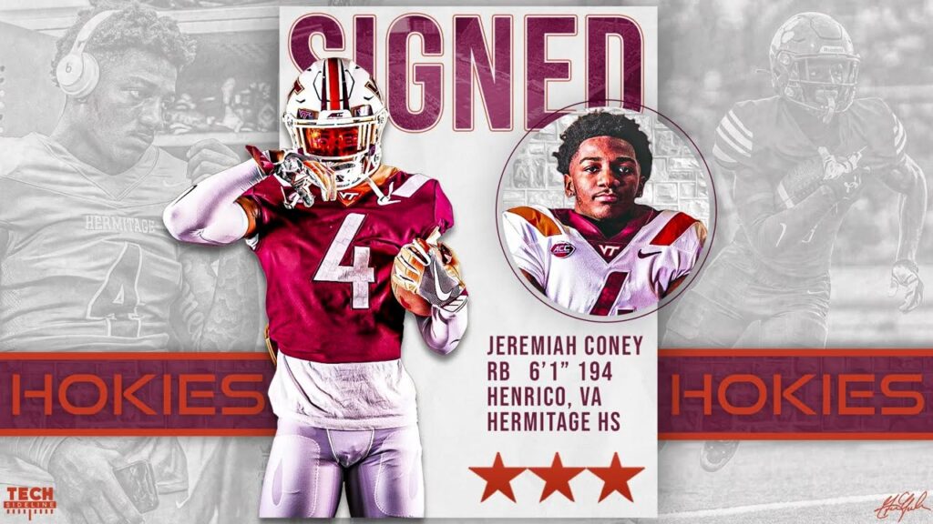 jeremiah coney signs with virginia tech