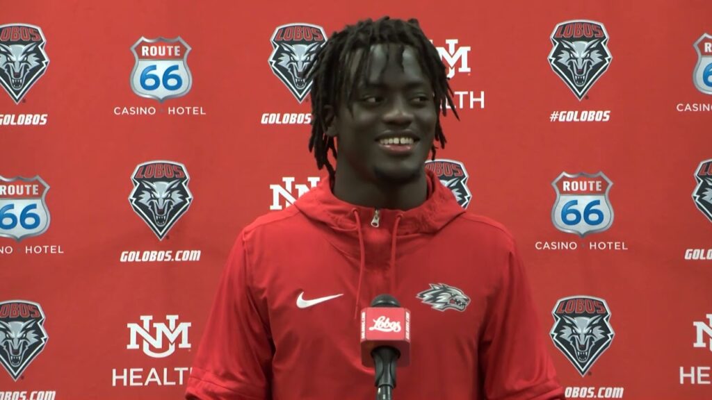 jermarius lewis postgame unm vs hawaii 10 21 23