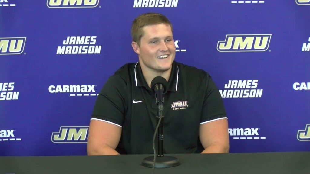 jmu football weekly press conference trent hendrick cole potts aug 27 2024