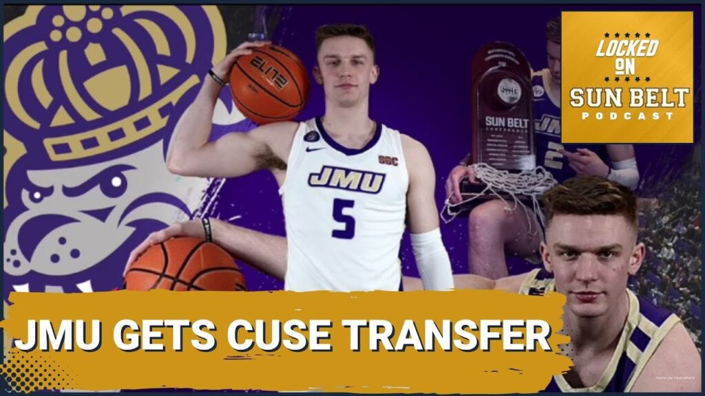 jmu gets syracuse transfer justin taylor