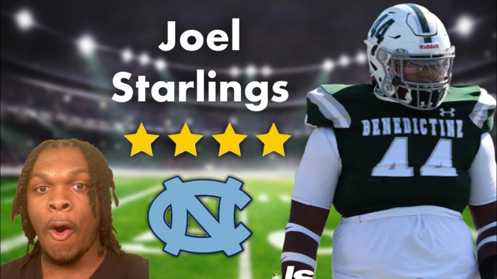 joel starlings highlights reaction north carolina football commit