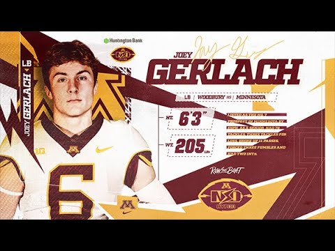 joey gerlach highlights gopher football hyprr22 signing day