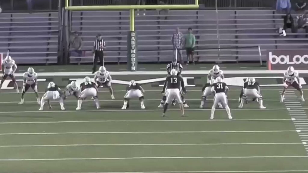 john paul flores dartmouth grad transfer offensive tackle two for two 2021 video