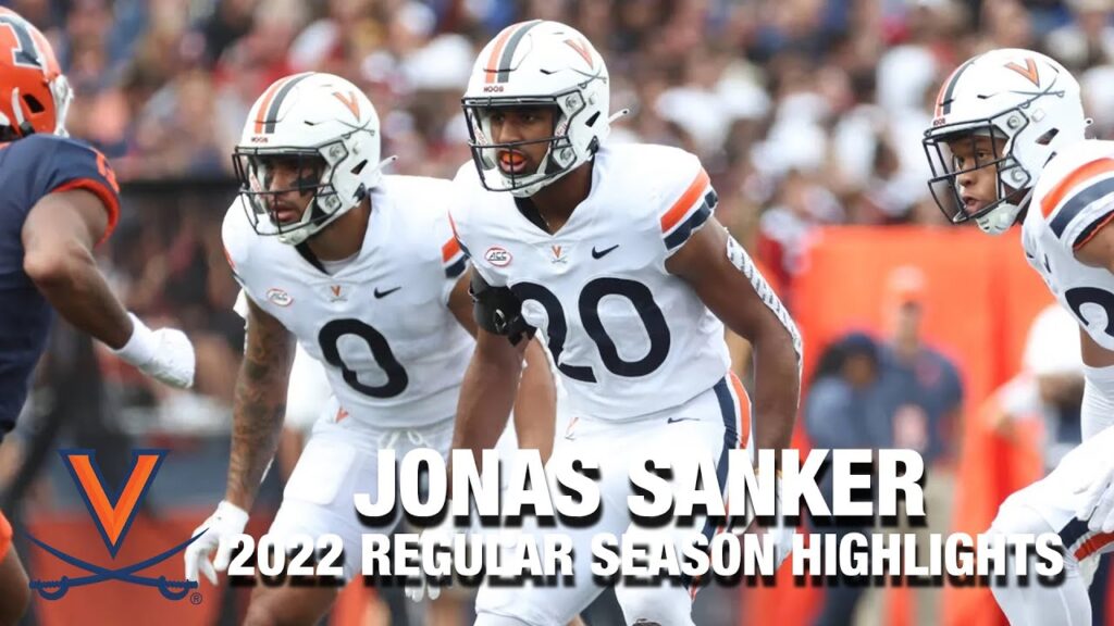 jonas sanker 2022 regular season highlights virginia db