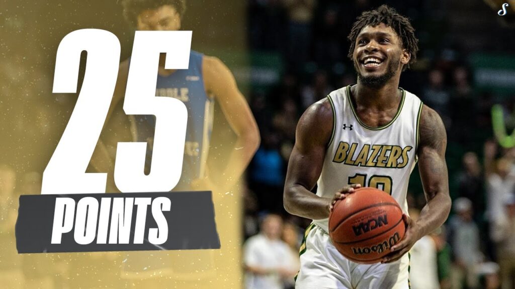 jordan walker scores his 1000th career point 25 pts 8 ast vs southern miss