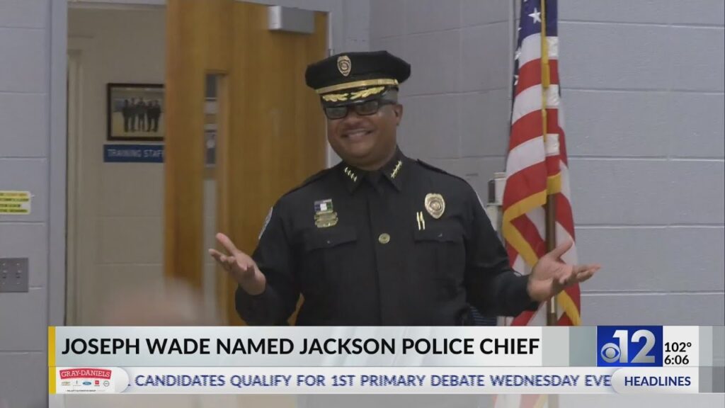 joseph wade named jackson police chief