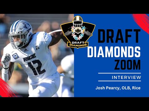 josh pearcy olb rice 2025 nfl draft prospect zoom interview