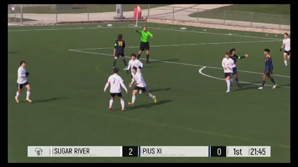 josh potter scores for sugar river v pius xi