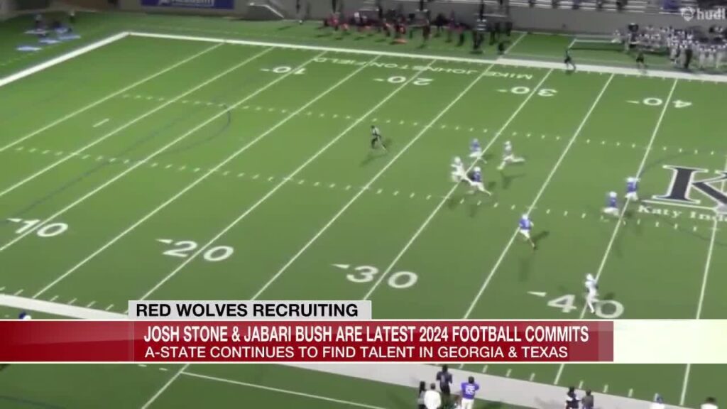 josh stone and jabari bush are latest 2024 commits for arkansas state football 1