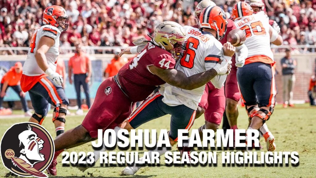 joshua farmer 2023 regular season highlights florida state dl