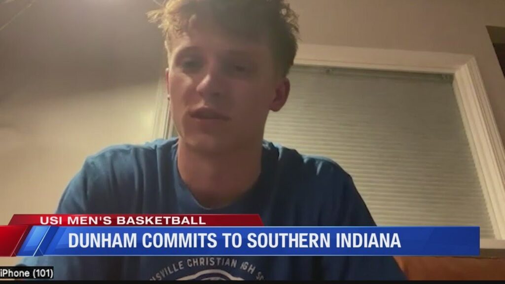 josiah dunham commits to southern indiana for basketball 1