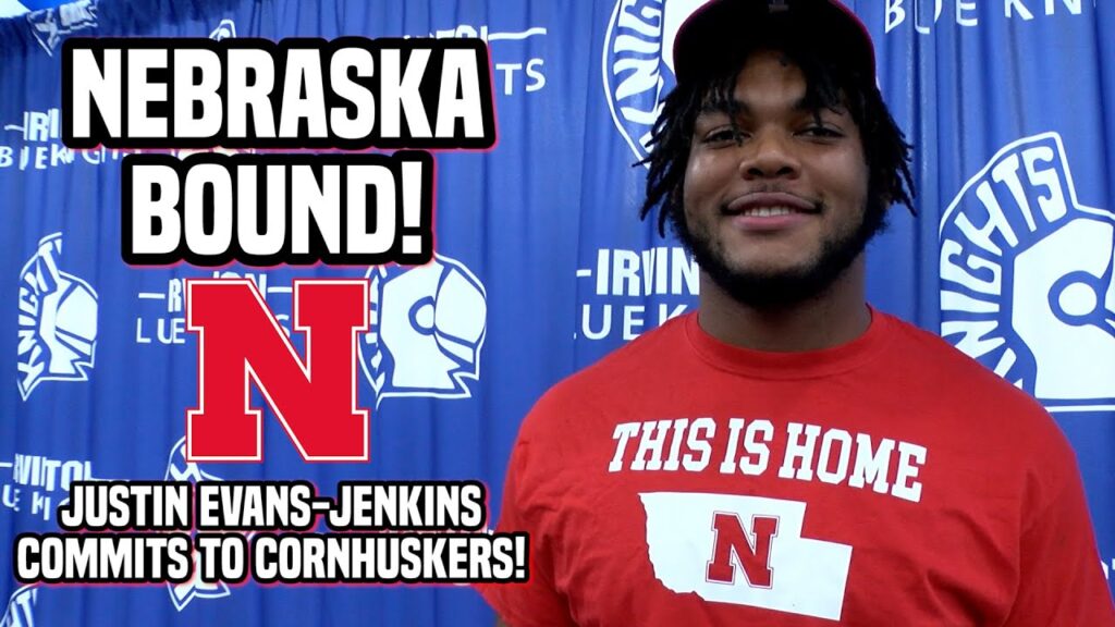 justin evans jenkins commits to nebraska n j 2021 early signing day coverage