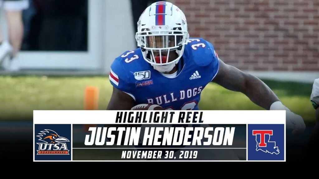 justin henderson highlights utsa vs louisiana tech 2019 stadium