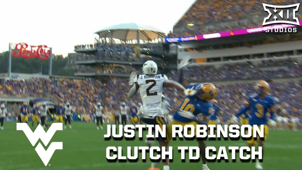 justin robinson mossed pitt defender for a clutch td