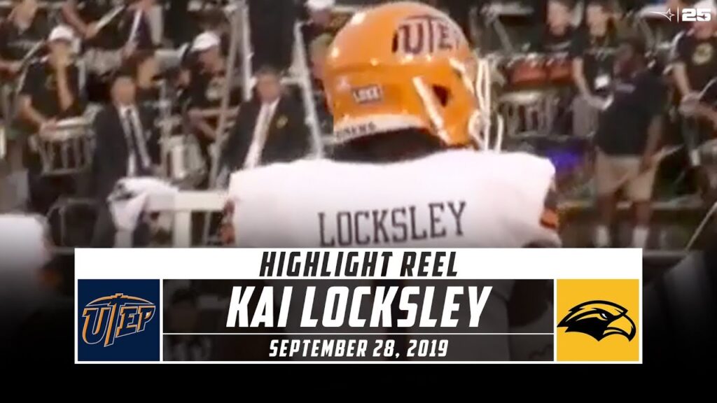 kai locksley highlights utep vs southern mississippi 2019 stadium