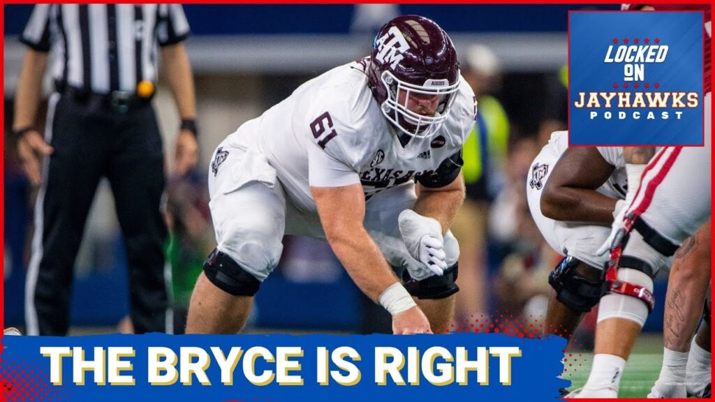 kansas jayhawks football adds former texas am starting center bryce foster in the transfer portal