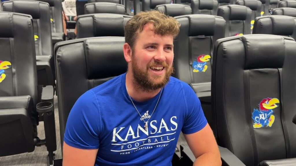 kansas qb ben easters discusses his leadership role with the program