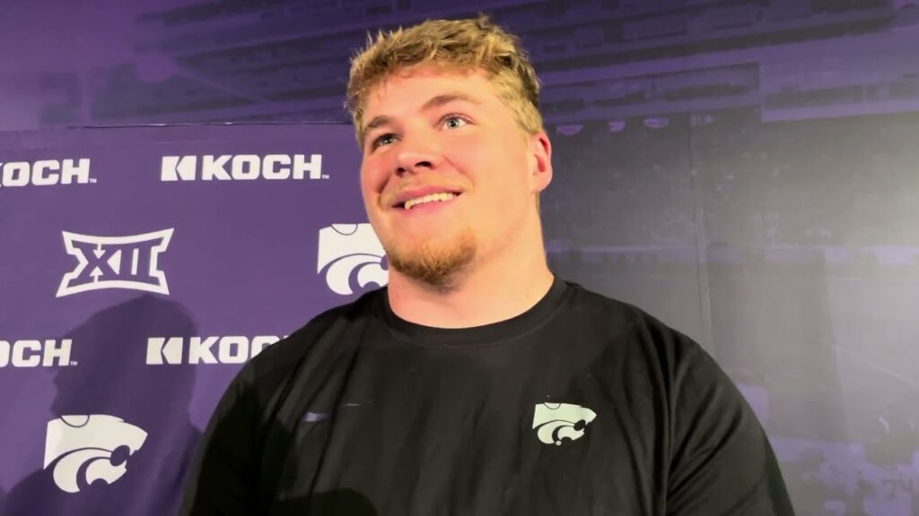 kansas state ol easton kilty week 2 press conference