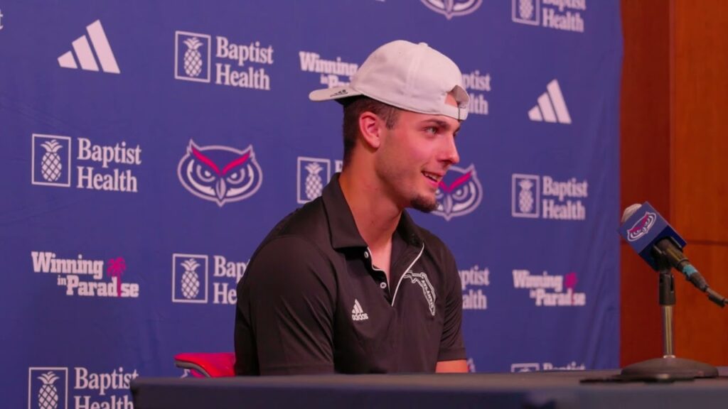 kasen weisman fau qb postgame press conference