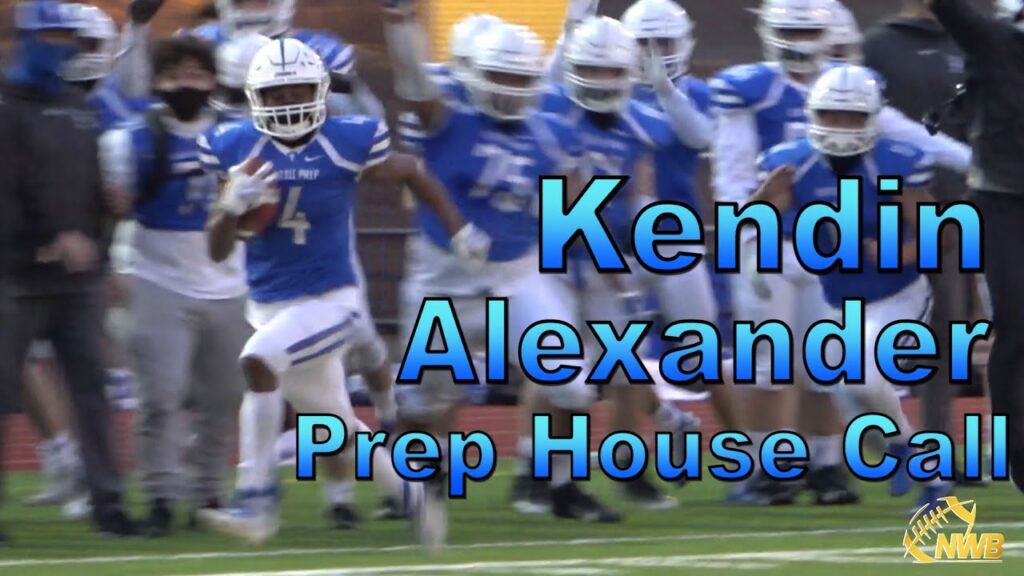 kendin alexander ko return td in seattle prep epic win over eastside catholic