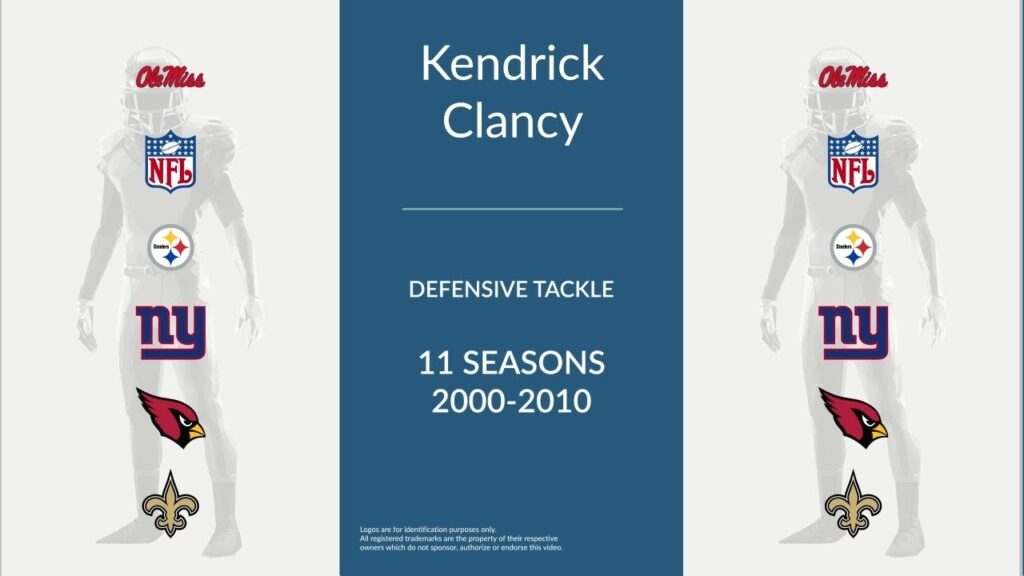 kendrick clancy football defensive tackle