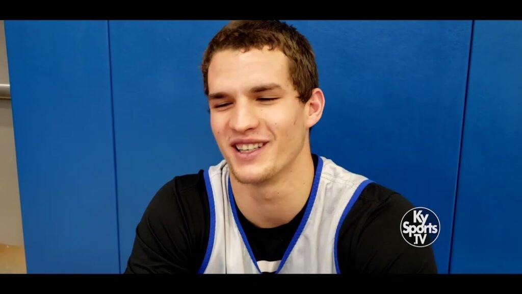 kentucky wildcats basketball grant darbyshire media day 2023