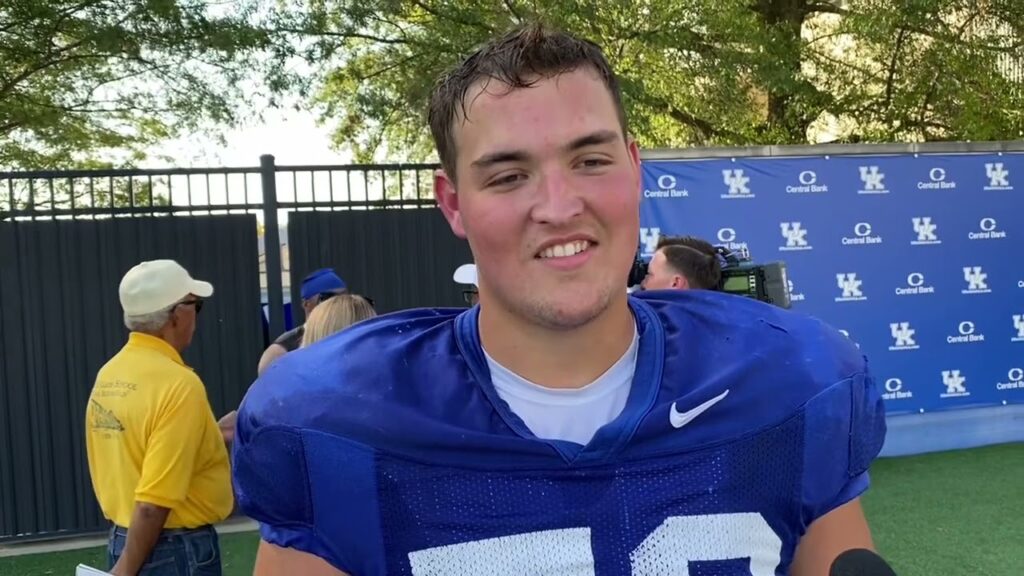 kentucky wildcats ol dylan ray aug 29 practice