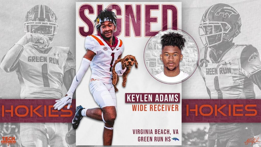 keylen adams signs with virginia tech