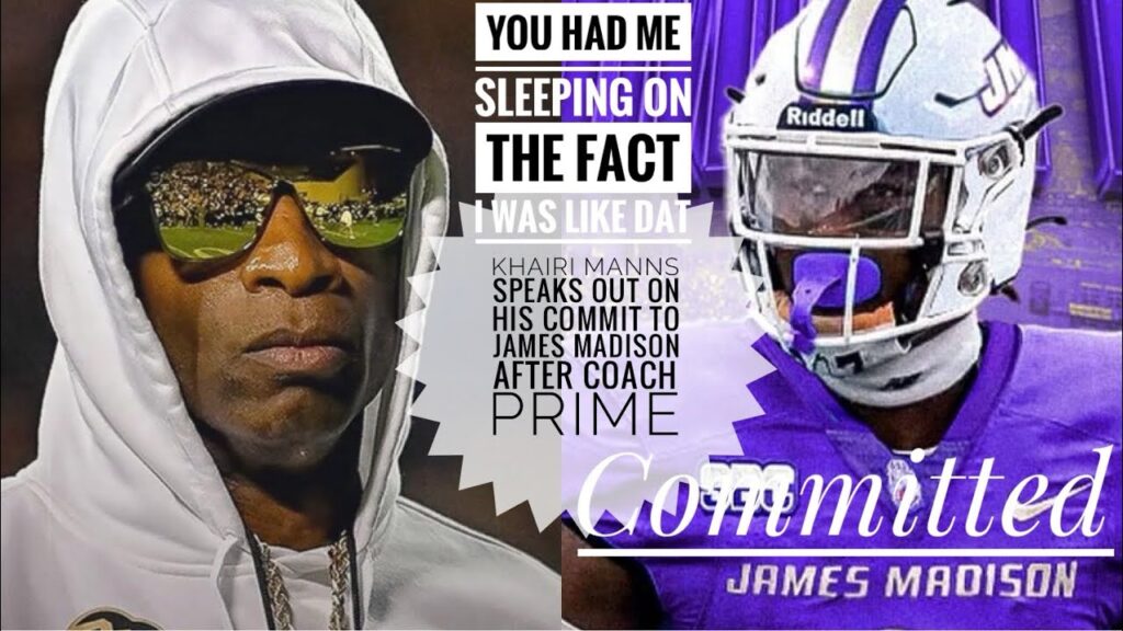 khairi manns makes statement on his commit to james madison after coach prime dont sleep