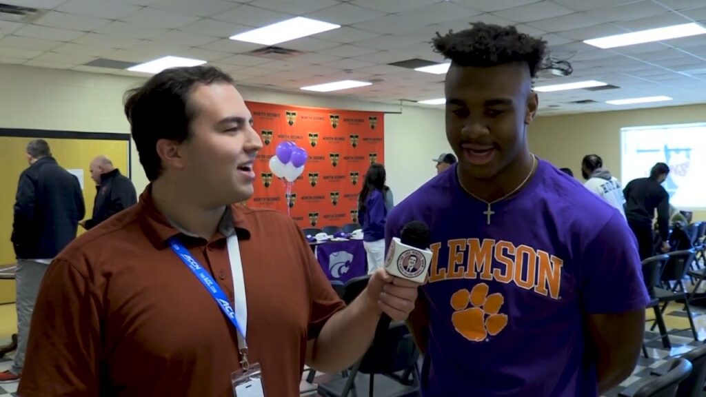 khalil barnes clemson commitment interview four star north oconee db