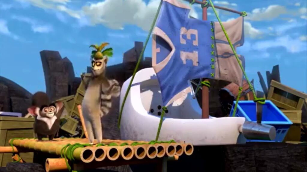 king julien unveils royal navy