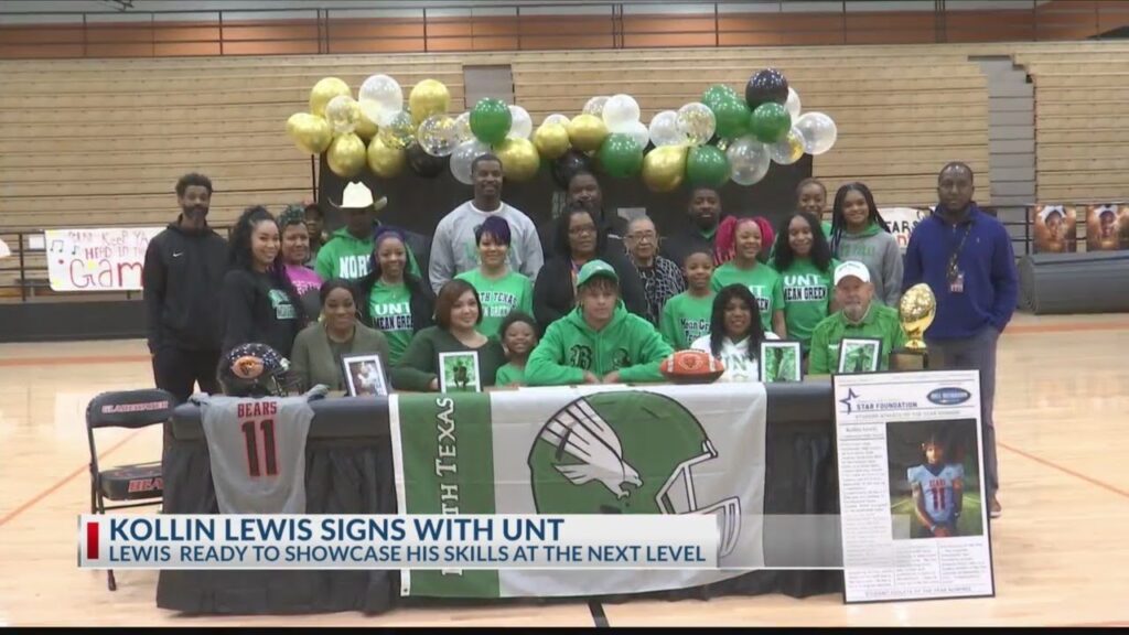 kollin lewis signs with north texas 1