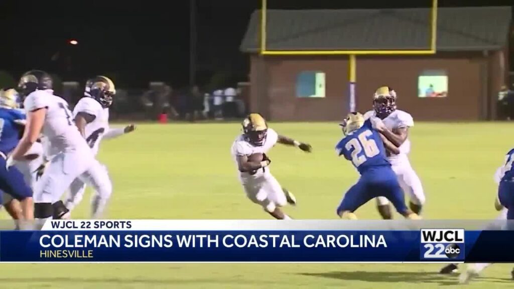 kris coleman signs with coastal carolina 1