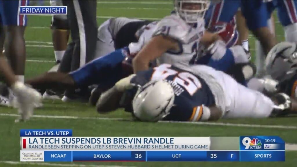 la tech suspends player indefinitely after head stomp on uteps steven hubbard