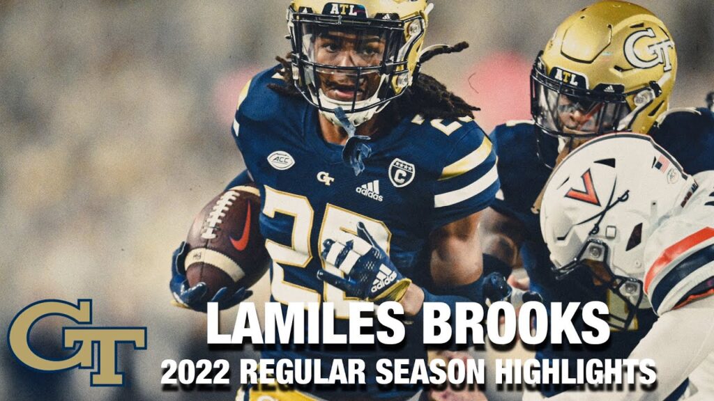 lamiles brooks 2022 regular season highlights georgia tech db