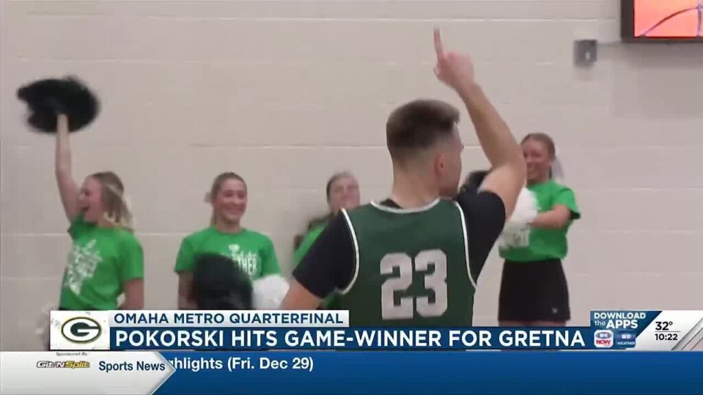 landon pokorski hits game winner for gretna as community mourns loss of brad feeken