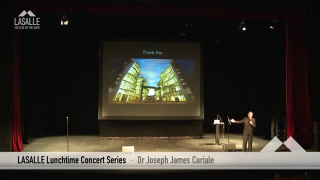 lasalle lunchtime concert series dr joseph james curiale