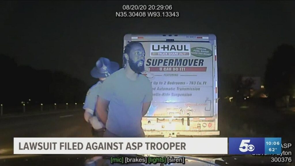 lawsuit claims arkansas state trooper unlawfully stopped and searched black law students u haul