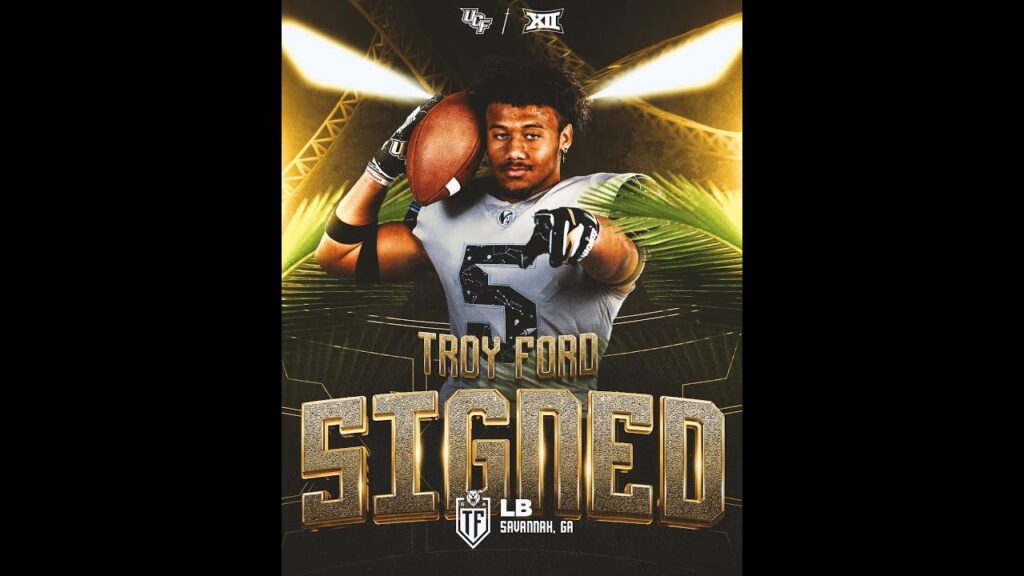 lb troy ford jr signing day highlight video