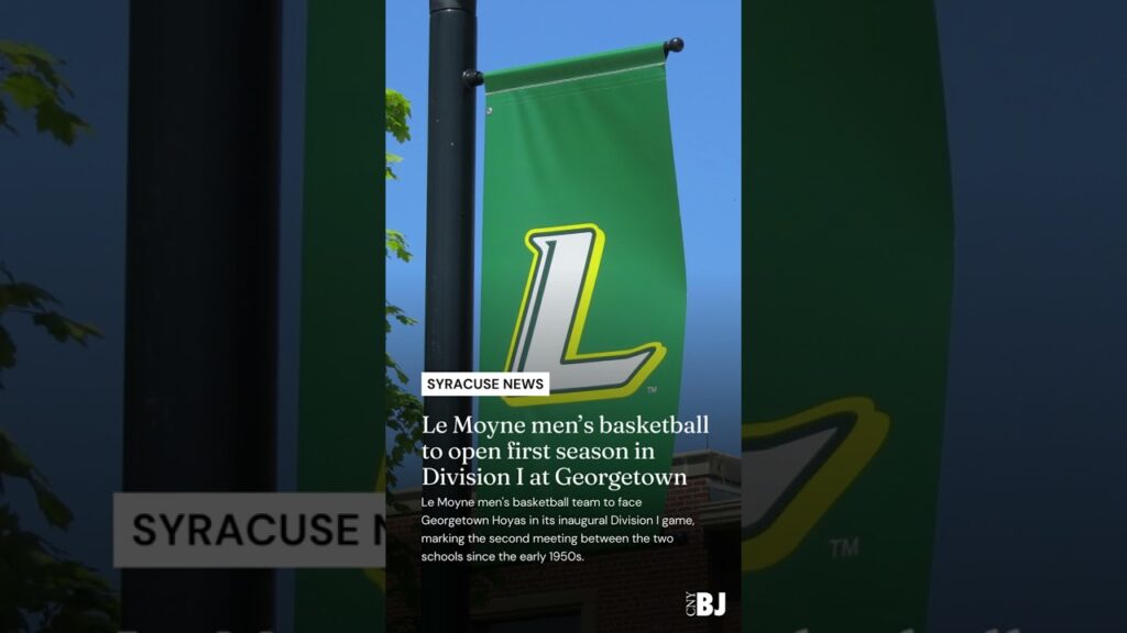 le moyne leaps division i debut against georgetown