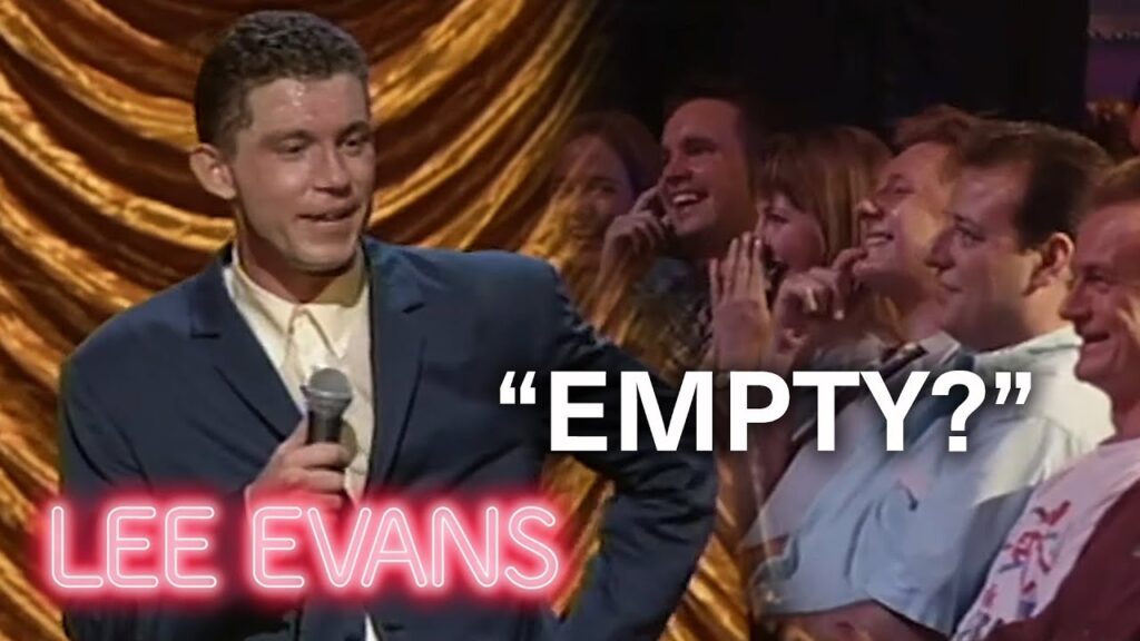 lee hilariously heckles an audience member lee evans