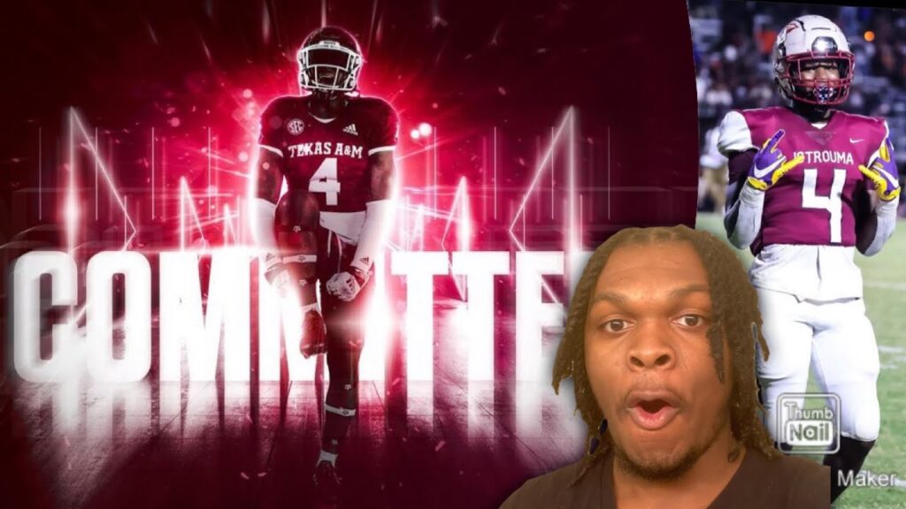 leveon moss highlights reaction texas am commit leveon moss