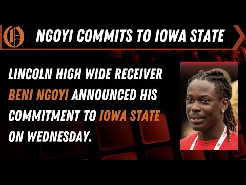 lincoln high receiver beni ngoyi commits to iowa state