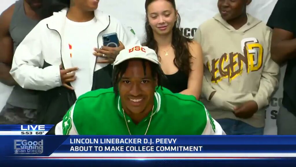 lincoln highs dj peevy commits to usc football