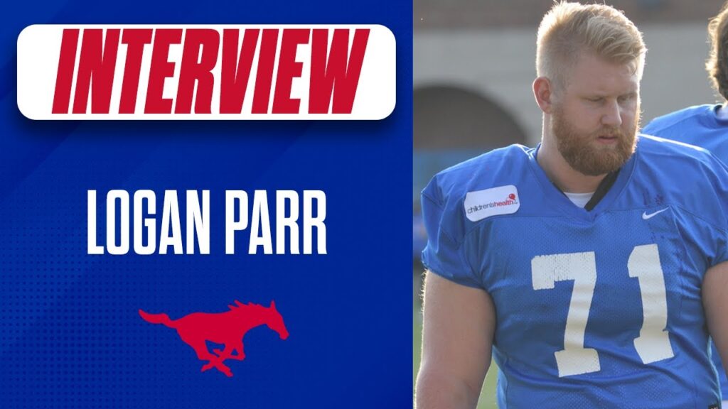 logan parr on transferring to smu from texas how hes fit in on smu footballs offensive line