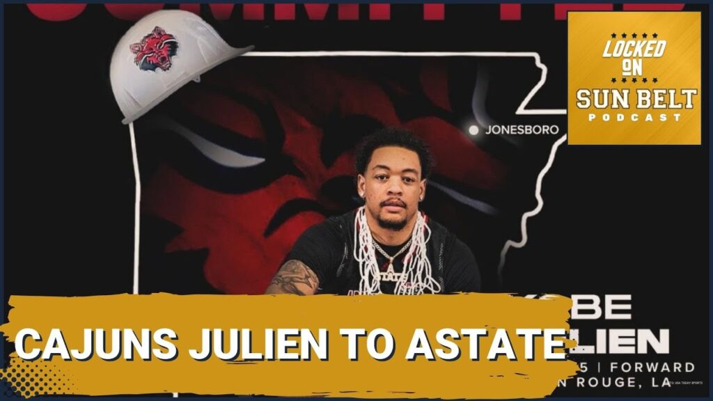 louisiana ragin cajuns kobe julien transfers to arkansas state